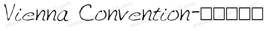 Vienna Convention字体转换